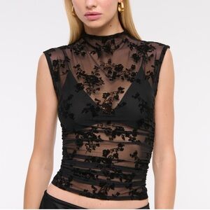 NWT A&F Paloma Mesh Top